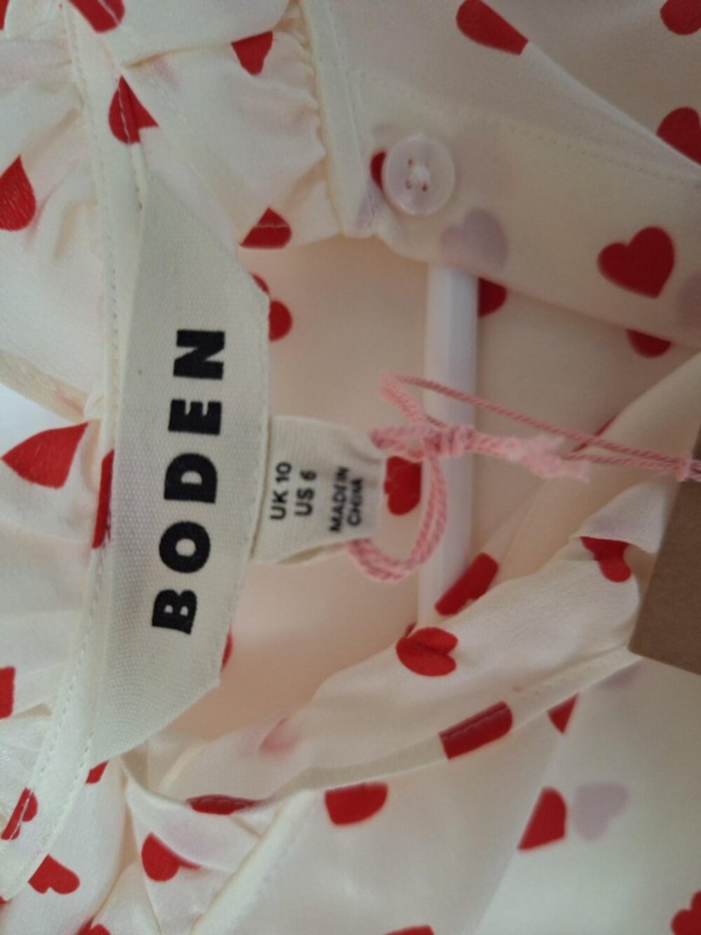 Boden Isabel Ruffle Shirt (Silk) - Picture 3 of 7